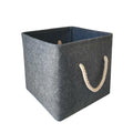 Wholesale Felt Storage Basket with Handles Fabric Storage Bin for Toys Books Laundry in Living Room