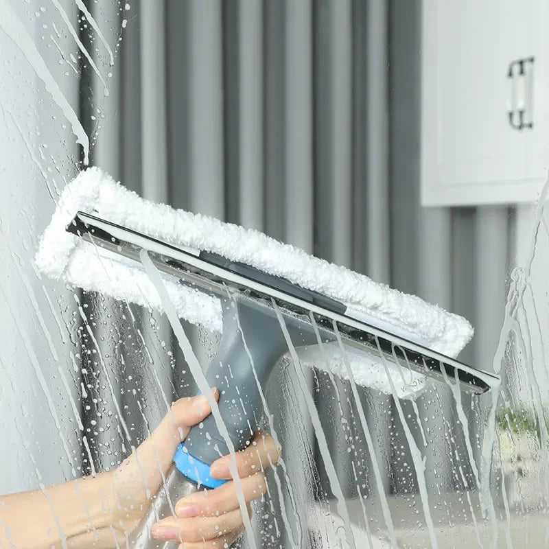 Window Cleaning Tools Squeegee Telescopic Kitchen Cleaner Mirror Wiper Water Collect Brush SS410 Stainless Steel