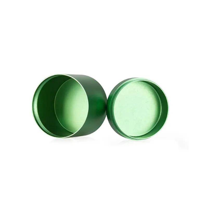 Screw Thread Tea Tin Box Tea Canister Metal Canister Aluminum Alloy Tea Can Aluminum Can With Screw on Lids 50ml 100ml 150ml