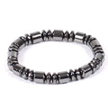 Hematite Bead Bracelets for Men Women 8mm Beads Bracelet Elastic Magnetic Stone Bracelet