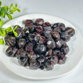 Wholesale New Arrival Crystal Raw Quartz Garnet Tumble Stone Rough Garnet Polished Stone Healing Stone for Fengshui