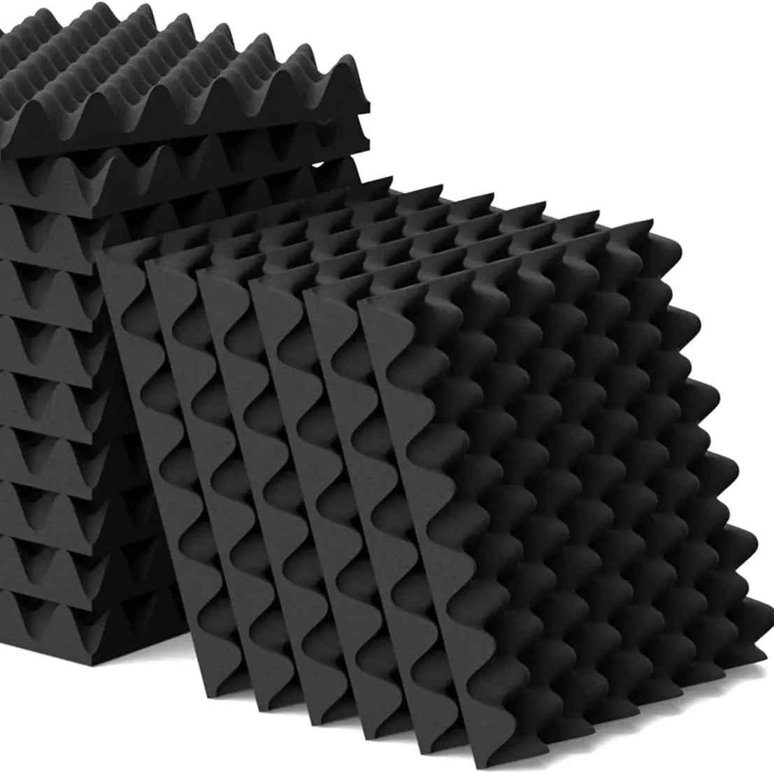 High Quality Egg Crate Shape Acoustic Panel Customizable Factory-Designed Decorative Soundproof Wall Vocal Booth Recording