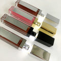 Low MOQ Waterproof Moist Soft LED Light Silver Tube Private Label Matte Liquid Lipstick with Mirror