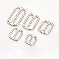 Various Shape Bag Accessories Brass Hardware Gold Plated Adjustable Square Ring Belt Slide Buckles Strap