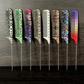 102 Hair Salon Hairdresser Steel Needle Pointed Tail Comb Hairstylist Combs Barber Shop Pro Styling Hairbrush Hair Cutting Comb MegaBDM