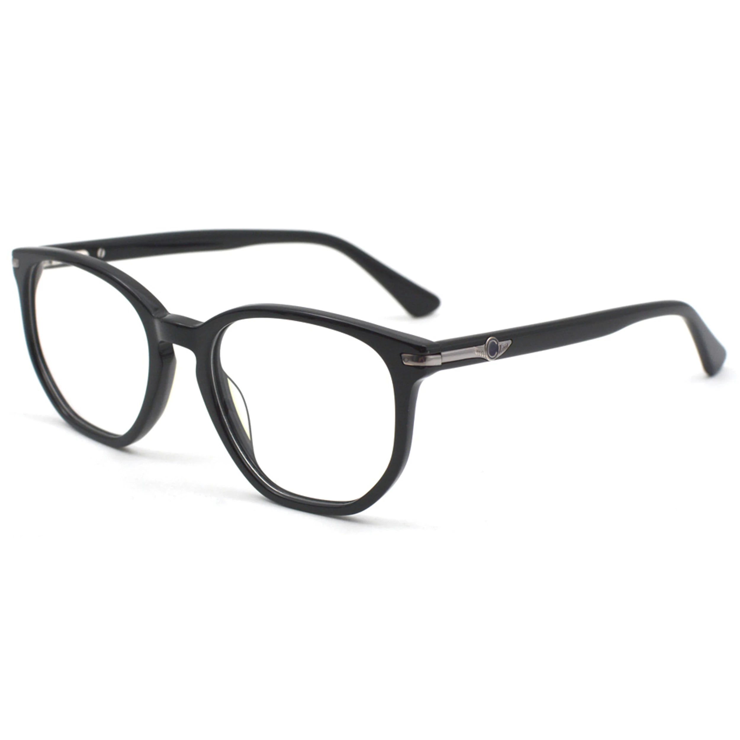 HIGO HG8511 High Level Acetate Round Heart Shape Lightweight Durable Full-Rim Eyeglasses Frame for Men Daily Wear Fashion