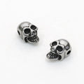 Wholesale High Quality Stainless Steel Silver Skull Spacer Beads Tengyue for Men's Bracelet Making Jewelry