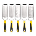Stainless Steel 5 Pcs Parmesan Cheese Grater Set Lemon Zester Vegetable Fruit Ginger Ginger Chocolate Spices Grater With Handle