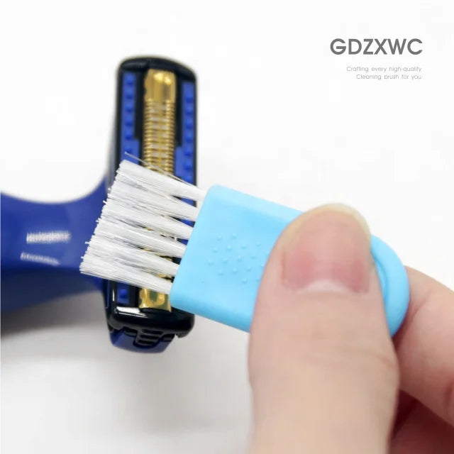 Mobile Phone Cleaning Cleaner 50-mm Antiskid Design Blue White Small Brush Tool Knife Brush Gadget for Life 10-Colors
