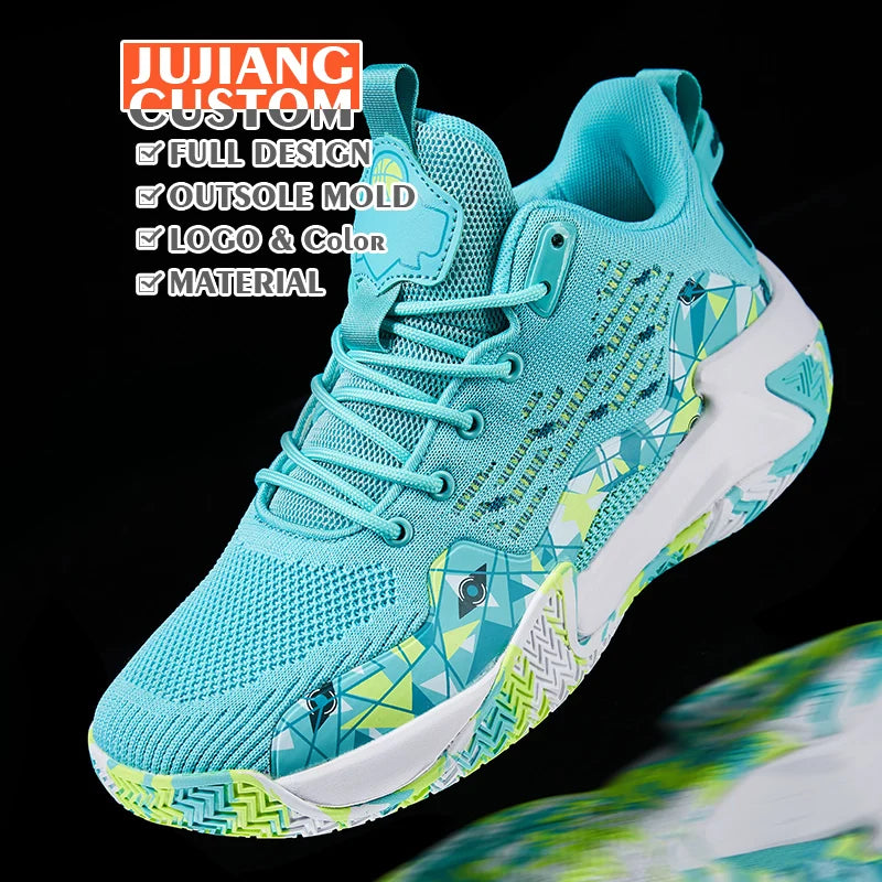 New 2023 Men's Basketball Shoes Sneakers High Top Ankle Boots Sports Shoes Casual Running Gym Trainer Tenis Masculino Shoes Men