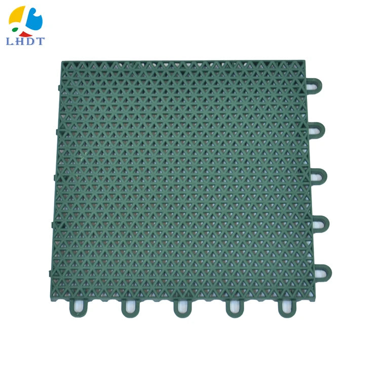 FIBA Approved Modular Sport Floor BWF Certified PP Interlocking Tile for Outdoor Basketball Court Surface Flooring-LHDT-2502