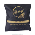 Factory Customised Square Reusable Waterproof Black Nylon Fabric Ice Pack Packaging Bag Pouch with Logo