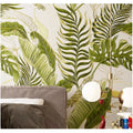 Southeast Asia Style Tropical Banana Leaf Wallpaper 3D Waterproof Vinyl Paper Contact for Living Room Background Walls Decor