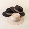 Outdoor Vintage Spring Autumn Round Crown Fashion Women Trendy Luxury Accessory 100% Wool Felt Fedora Hats