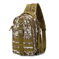 8L Nylon Tactical Camouflage Chest Bag Fashionable Outdoor Small Bag for CS Training Commuting Mountaineering Fishing Gear