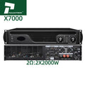 Paulkitson Amplifier X7000 Class TD Power Amplifier 2x1000W Audio Amplifier 1000 Watts Professional Power Sound Equipment