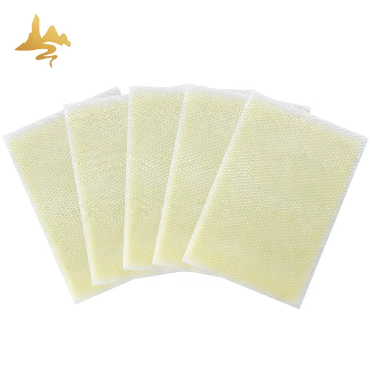 Chinese Suppliers Herbal Menthol Yellow Hydrogel Gel Patch Body Shoulder Muscle Pain Relief Hot & Cold Packs Warmer Plaster MegaBDM