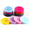 Wholesale Color Four Hole Button Round Wood Button DIY Clothing Accessories Children Buttons