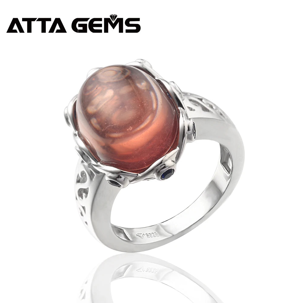 10.0 Carats 16*12mm Oval Cut Turkish Jewelry Women Supplies Silver Plated 925 Sterling Silver Zultanite and Alexandrite Rings