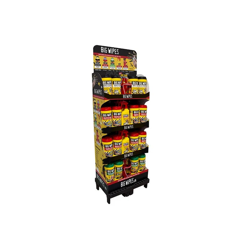 Eco-Friendly Custom Printed Store Paper Display Stand Box Cardboard Display Shelf Wholesale Display Racks