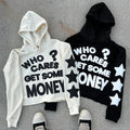 New Design Wholesale Embroidered Letter Printed Cotton Casual Y2K Hip Hop Acid Wash Street Cut Rhinestone Oversized Long Sleeve