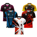 Top-Rated Custom Gaming Uniforms Manufacturer-Personalized Logo Breathable Eco-Friendly Quick-Dry Men's Esports Jerseys
