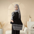 Pakistan-Inspired Design With Crossbody Bag Long Keffiyeh Abaya Muslim Dresses for Women Islam Modest Dress Embroidery Abaya