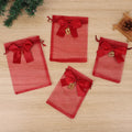 WHOLESALE Red Gift Bags Bowknot Drawstring Double Happiness Candy Pouches Handheld Wedding Favors Eco-friendly Luxury Packaging