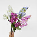 L242 2022 Ins Popular Lilac Luxury Wedding Artificial Flowers Big Colorful Artificial Flowers for Home Decor Mother's Day