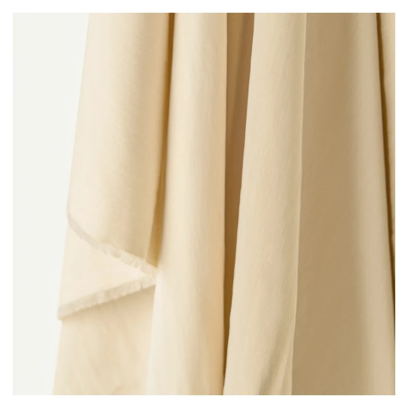 100% Polyester 40S Cotton Like Pleated Brocade Crepe Fabric for Women's Sleepwear Blouses Shirts Trousers Dresses