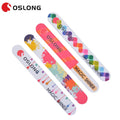 Wood Nail File 80/120 Wholesale Customized Printed Logo Emery Waterproof Polishing Disposable Wooden Nail File