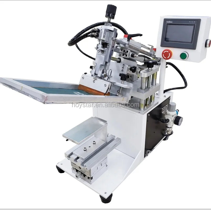 Desktop Mini Screen Printing Machine for Glove logo Plastic Panel Block Toy