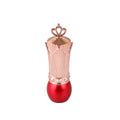 In Stock Ready to Ship 4.3g Korean Style Lipstick Tubes & Containers Lip Balm Cosmetic Packaging with Screen Printing Red/Gold