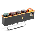 Bathroom Accessories Organizer Set Toothbrush Holder Automatic Toothpaste Dispenser Holder Towel Holder Set