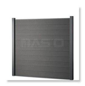 DIY Outdoor Garden Composite Wood Fencing Panels Waterproof UV Resistant WPC Fence Australia 15 Year Warranty Home 3D Modeling