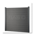 DIY Outdoor Garden Composite Wood Fencing Panels Waterproof UV Resistant WPC Fence Australia 15 Year Warranty Home 3D Modeling