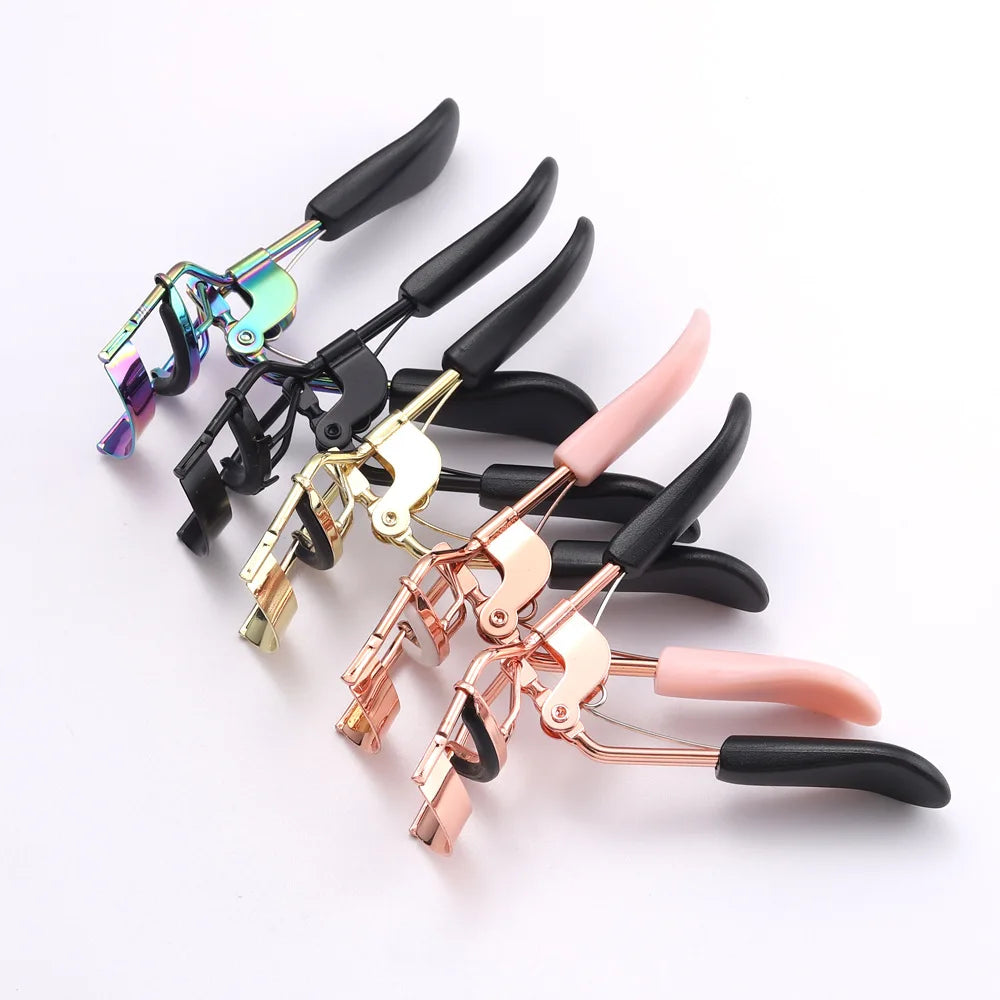 Hot Selling Cosmetic Colorful Beauty Professional Lash Curlers Customized Black Eyelash Curler