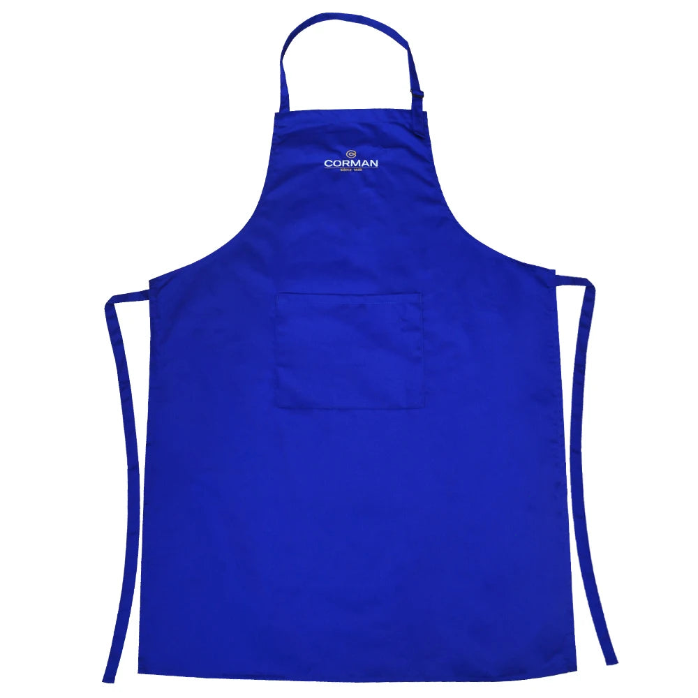 Custom Logo Kitchen Apron Polycotton Cooking Aprons Restaurant Chef Apron With Pocket