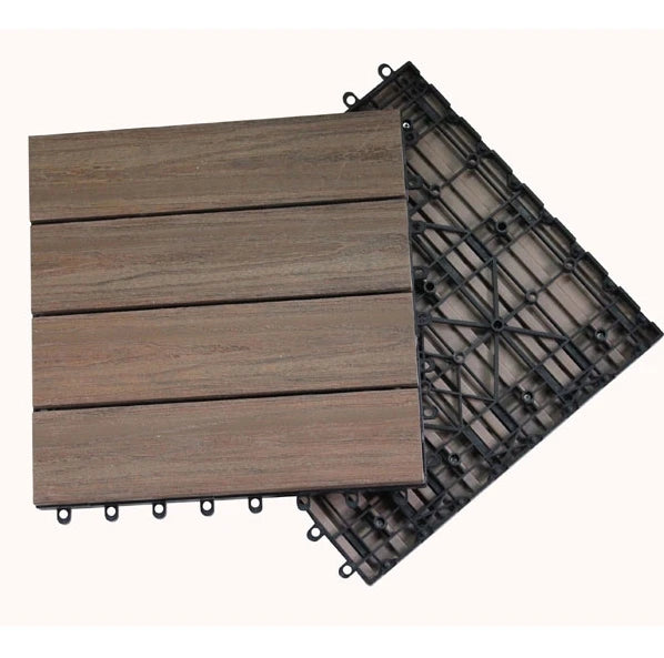 Outdoor Flooring Wood Plastic Material Stone Composite Board Timber Decking Tiles