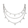 Wholesale Hip Hop Fashionable Trend Multi-layer Star Pendant Trousers Chain Waist Chain Jewelry