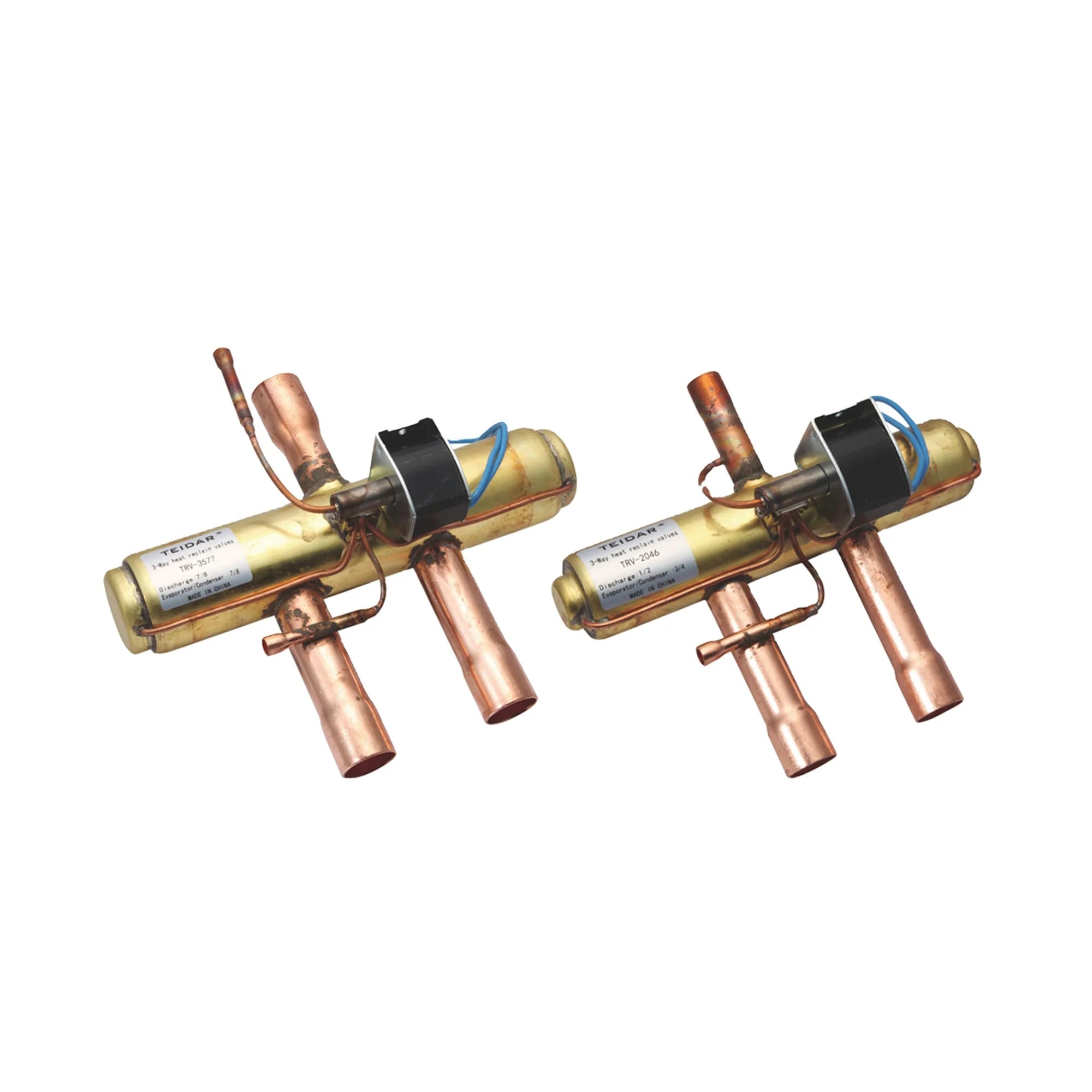 HVAC System Refrigeration Heat Reclaim Hot Gas Defrost 4 Way Reversing Valve for air Conditioner