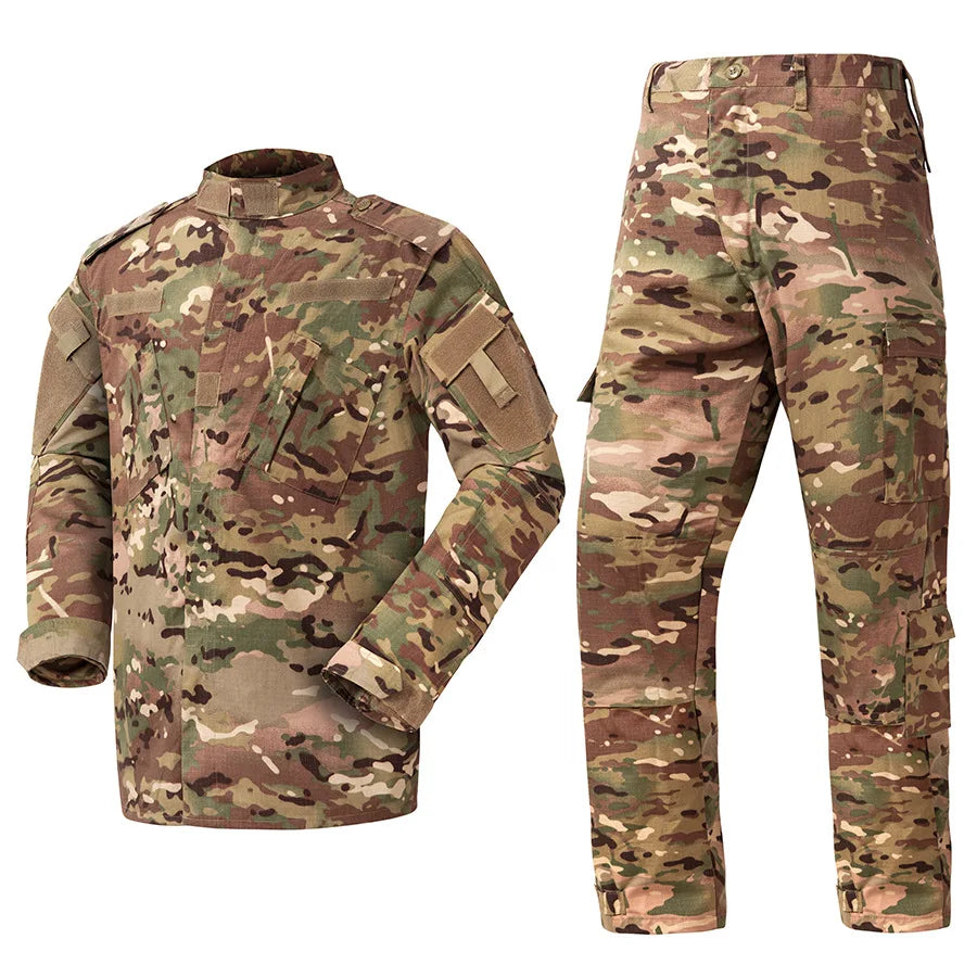 Clothing Cloth Khaki Olive Green Russian Black Sets Outdoor Us Camouflage Camo Multicolor ACU Tactical Combat Suits Uniforms