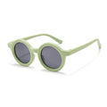 2024 New Fashion Round Frame Silicone Polarized Sunglasses Children Sunglasses UV400 Children Sun Glasses Custom Logo
