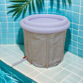In Stock Outdoor Trends Price Folding Cheap Ice Inflatable Tub Bath Freestanding Foldable Bathtub