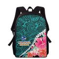 Custom Marshall Islands Flag Floral Pattern School Backpack for Teens Girls College Durable Laptop Backpacks Kids School Bags