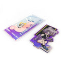 2024 Best New Wholesale Transparent Colored Acrylic Keychain Cartoon Design Digital Photo Custom Color China Factory