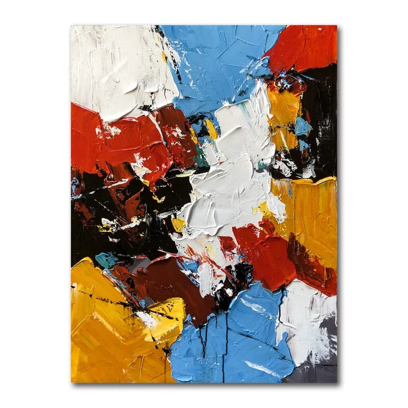 Wholesale Colorful Handmade Modern Original Acrylic Painting on Canvas Scenery for Home Decoration