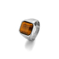 Custom Hiphop Man Punk Jewelry Turquoise Stone Stainless Steel Finger Ring Men