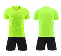 Men Women Child Summer Soccer Uniforms Stripes Sublimation Printed V-neck Set-100% Polyester Anti-UV Quick Dry Short Sleeve