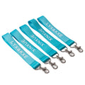 Custom logo Printed Sublimation Strap Wrist Keychain Lanyard Short Polyester Key Chain Lanyards